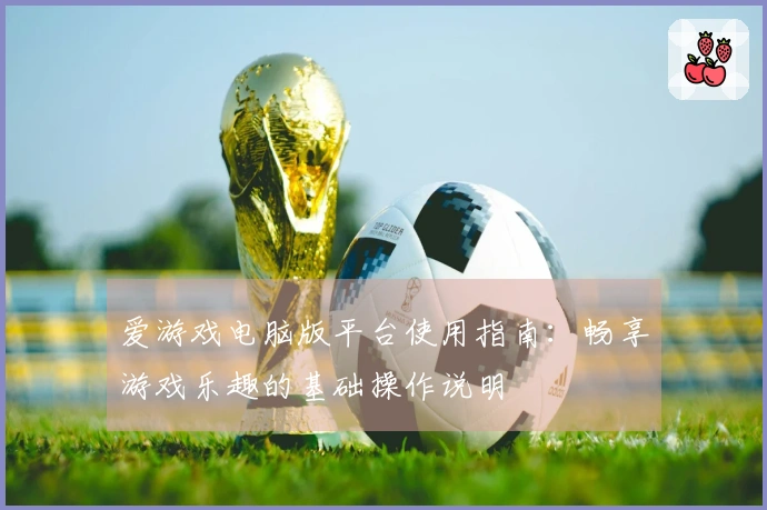 爱游戏电脑版平台使用指南：畅享游戏乐趣的基础操作说明